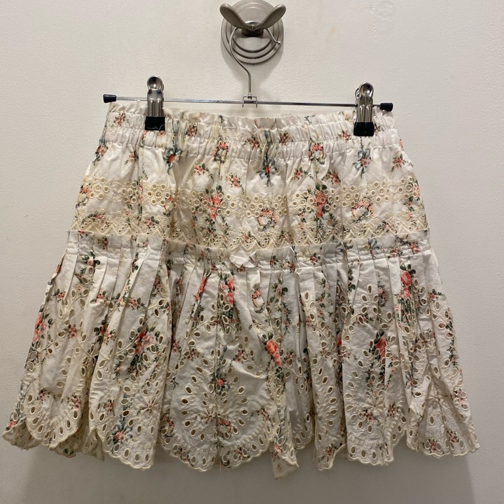LoveShackFancy Mini Skirt